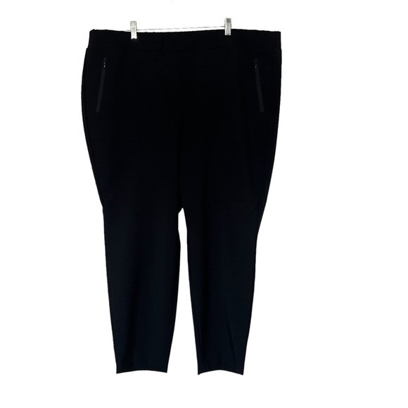 NWT LANE BRYANT ON THE GO SLIM ANKLE PANT IN BLACK SIZE 24 - Picture 8 of 11